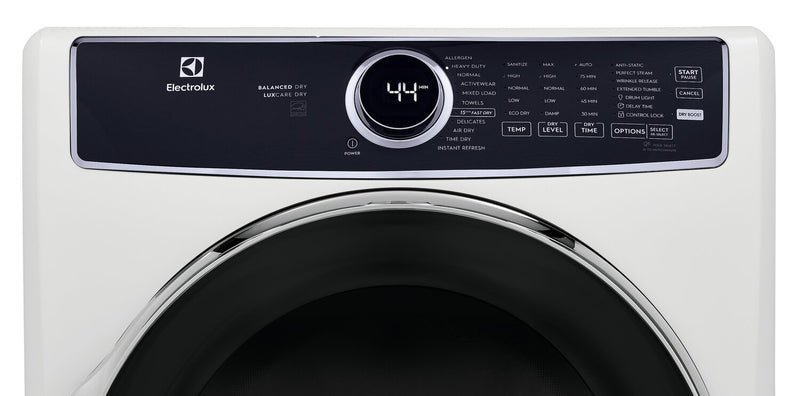 Electrolux 5.2 Cu. Ft. Front-Load Washer and 8 Cu. Ft. Electric Dryer - White