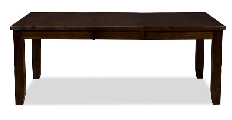 Talia Dining Table with 60-78\"W Extension - Brown