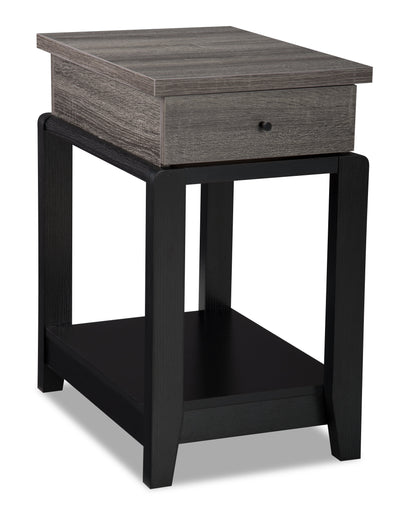 Torry Chairside Table – Grey