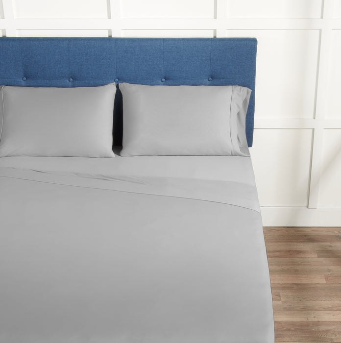BEDGEAR Ver-Tex™ Performance 4-Piece Queen Sheet Set - Light Grey