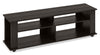 Bakersfield 58\" Modern TV Stand with Storage and Cable Management for TVs up to 65\"- Black