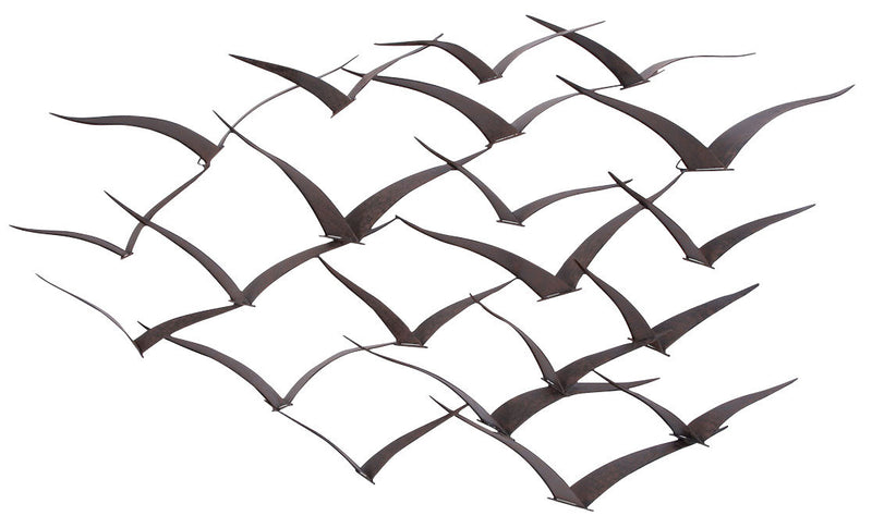 Metal Birds Wall Decor – 49\" x 28\"