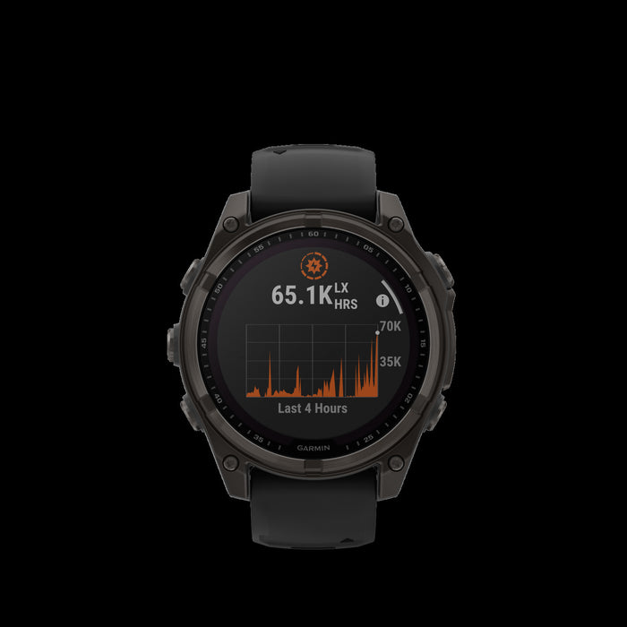 Garmin Fēnix 8 Solar Sapphire Smartwatch 47mm - Gps, Compass, Gyroscope And Barometric Altimeter 