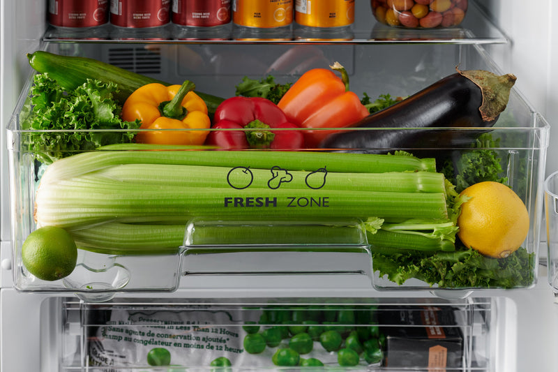 iio 11 Cu. Ft. Bottom-Freezer Retro Refrigerator - ALBR1372B-R