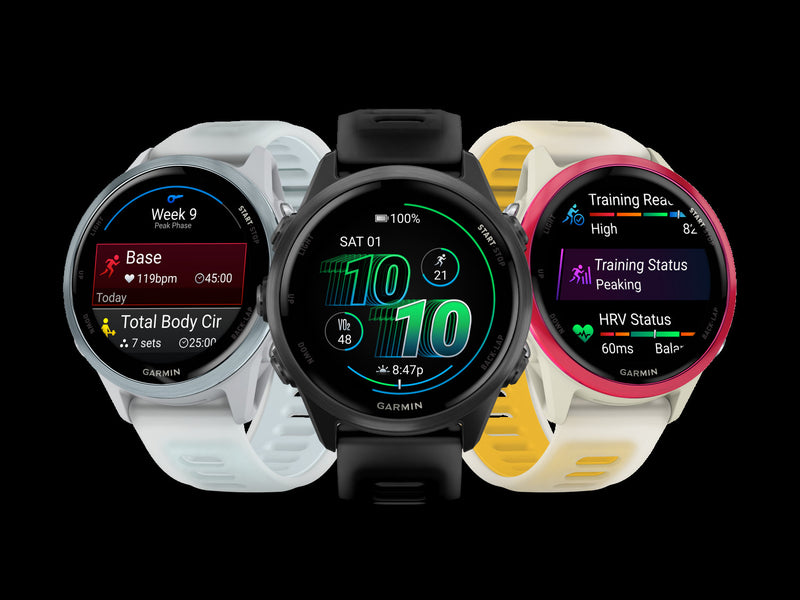 Garmin Forerunner 570 Smartwatch 42mm, Amoled, Cloud Blue Aluminum, Whitestone/blue, Gps Running Tracker, Fitness, 10-day Battery