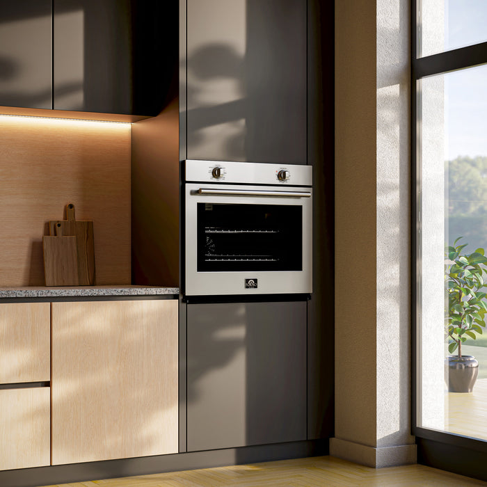 Forno Vomero 30\" Wall Oven in Stainless-Steel, 5 cu.ft. Convection Oven - FBOEL1370-30