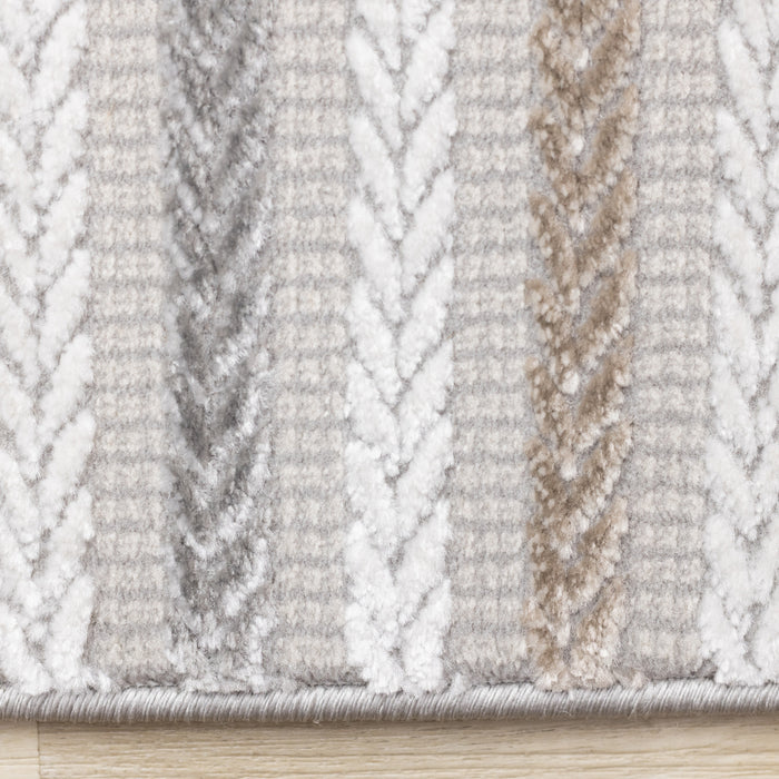 London Striped Indoor Area Rug - 5'3\" x 7'7\"