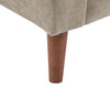 Midway Mid-Century Modern Armchair with Tufted Waffle Stitch, Light Brown, Walnut | Midway Fauteuil Moderne du Milieu de Siecle a Point Capitonne Gaufre, Brun Clair, Noyer