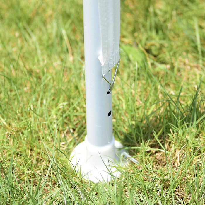 Costway 10'x10' Wedding Party Event Tent Canopy Gazebo Pavilion Cater Heavy Duty