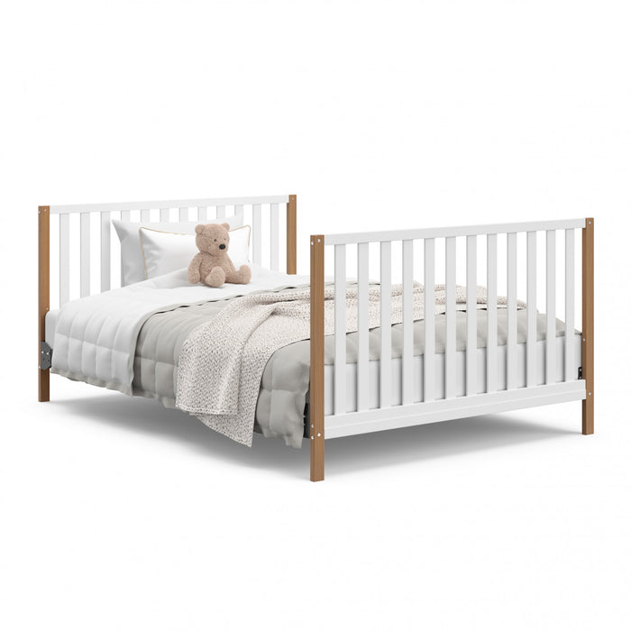 Storkcraft Modern Pacific 4-In-1 Convertible Crib - White/Vintage Driftwood