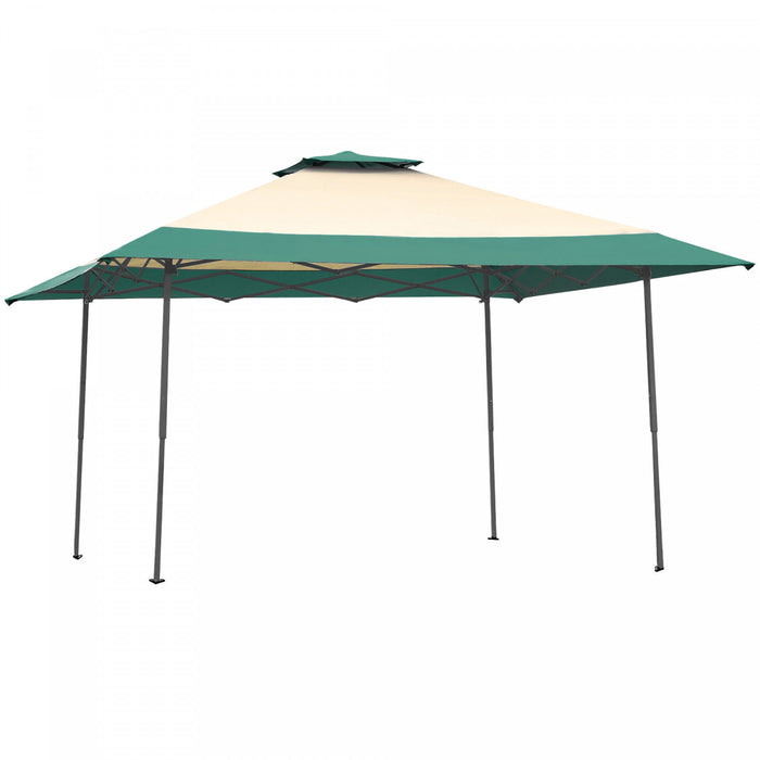Costway 13'x13' Gazebo Canopy Shelter Awning Tent Patio Garden Green