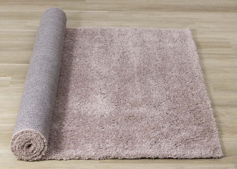 Taylor Pink Comfort Shag Rug, 3'11\" x 5'11\" Oval Indoor Area Rug