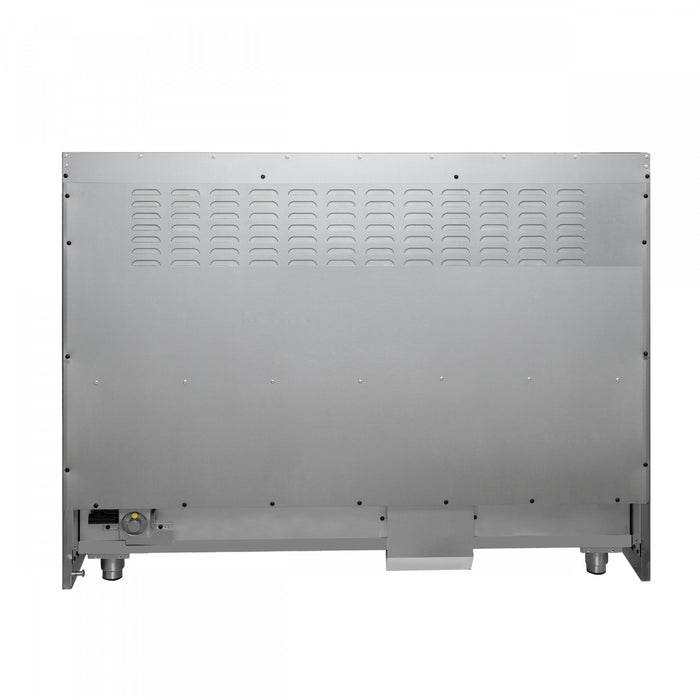 Forno Galiano 48-inch Gas Range Black, 6.58 cu.ft. Double Ovens - FFSGS6244-48WHT