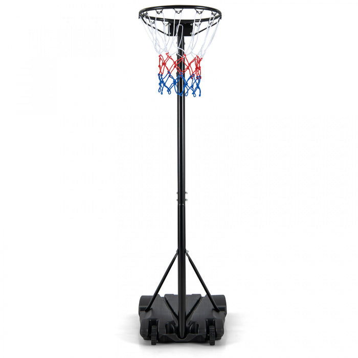Costway 8.5-10ft Adjustable Basketball Hoop Goal With Fillable Base Wheel Shooting Practice