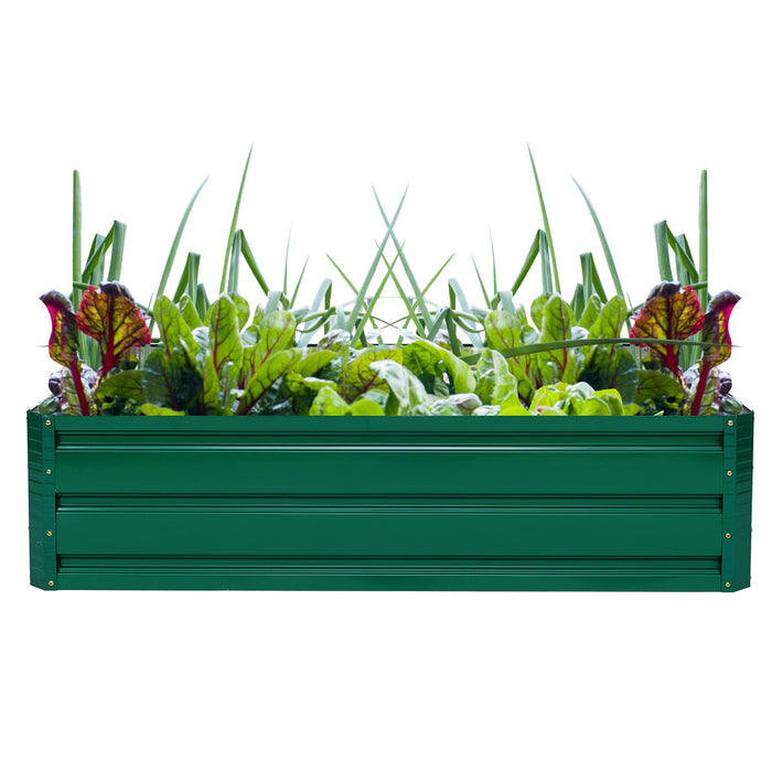 Costway 47\"x35.5\" Patio Raised Garden Bed Vegetable Flower Plant Dark Green New