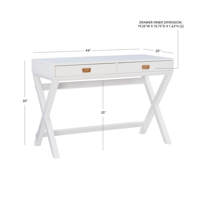 Peggy Writing Desk - White