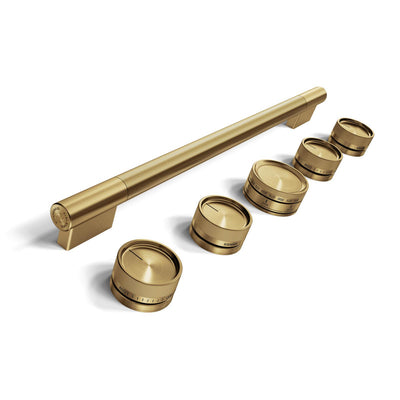 KitchenAid Handle Kit for 30" Commercial-Style Dual Fuel Range – Brass – W11774726 | Trousse de poignées KitchenAid pour cuisinière à double énergie de style commercial 30 po – brass – W11774726