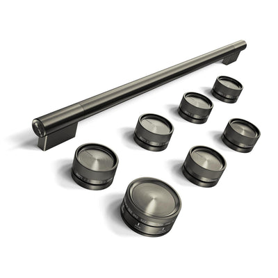 KitchenAid Handle Kit for 36" Commercial-Style Dual Fuel Range – Black Ore – W11774727 | Trousse de poignées KitchenAid pour cuisinière à double énergie de style commercial 36 po – minerai noir – W11774727