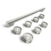 KitchenAid Handle Kit for 36\" Commercial-Style Dual Fuel Range – Stainless Steel – W11774728