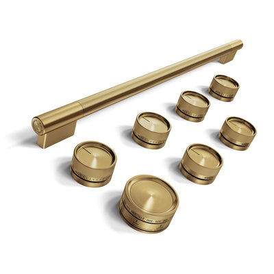 KitchenAid Handle Kit for 36" Commercial-Style Dual Fuel Range – Brass – W11774730 | Trousse de poignées KitchenAid pour cuisinière à double énergie de style commercial 36 po – laiton – W11774730