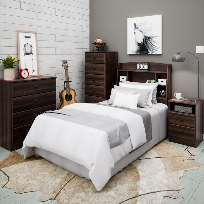 Astrid 2-Drawer Nightstand - Espresso