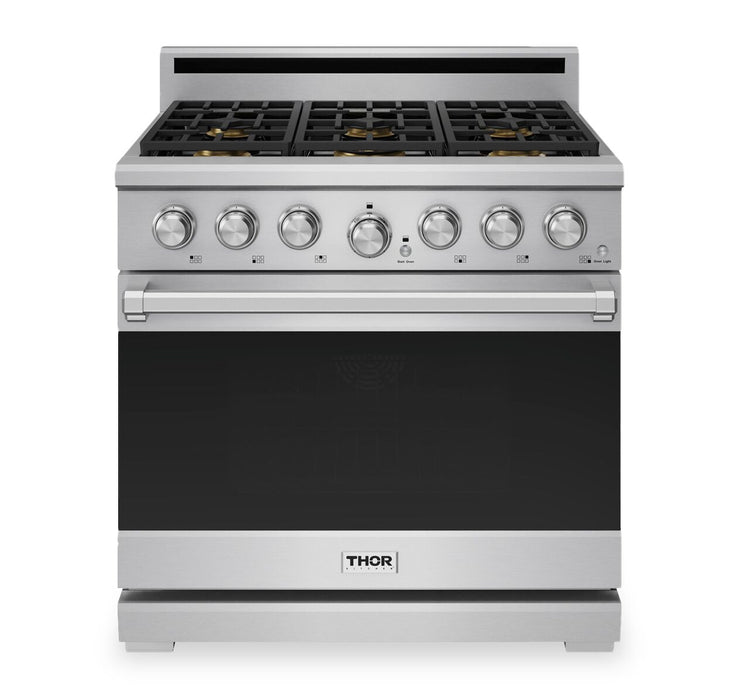 Thor Kitchen X Series 6.0 Cu. Ft. Freestanding Gas Range – Stainless Steel - XRG36E