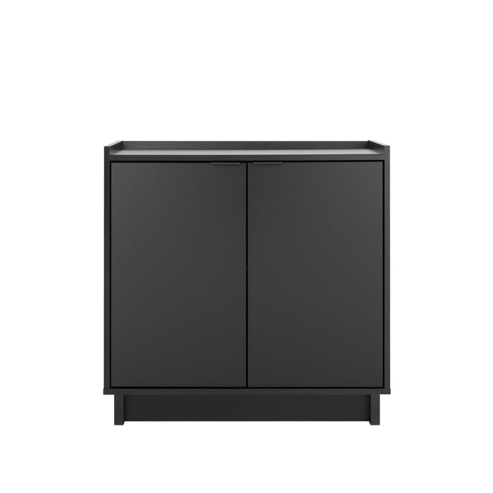 Prepac Simply Modern 2-Door Console Buffet - Black