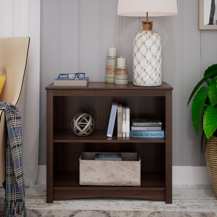 Two-Shelf Bookcase - Espresso