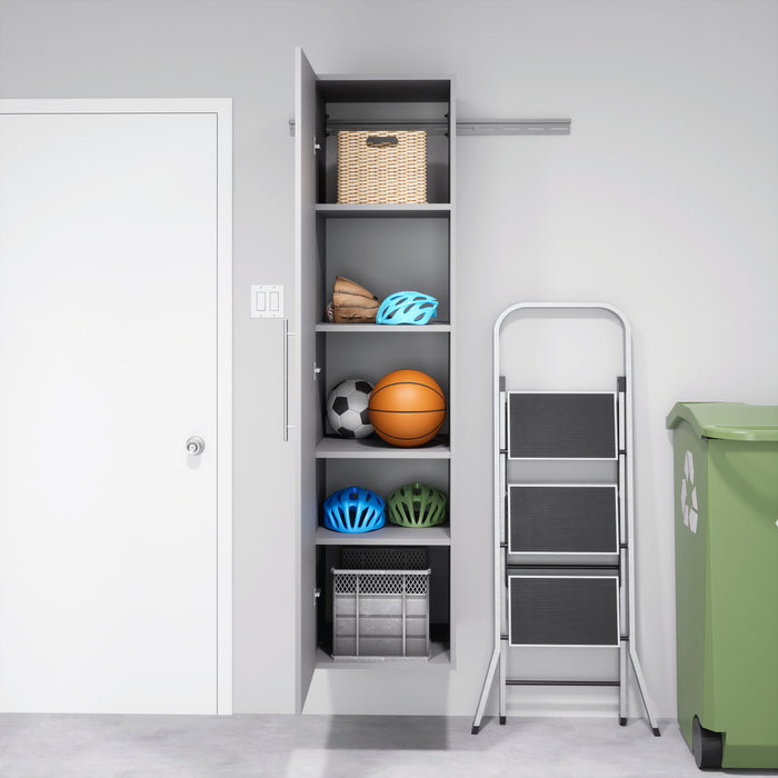 Hangups 18\" Narrow Storage Cabinet - Light Grey