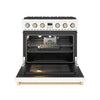 Thor Kitchen 6.1 Cu. Ft. Contemporary Professional Built-In Gas Range - White - ARG36W | Cuisinière à gaz encastrée professionnelle contemporaine Thor Kitchen de 6,1 pi3 - blanche - ARG36W