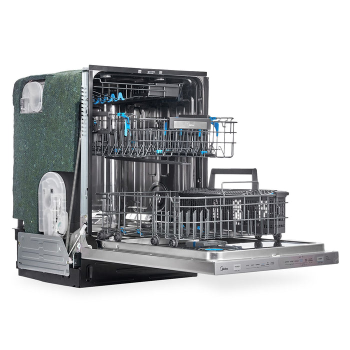 Midea 24\" Top Control Dishwasher with Sensor TruDry™ - Stainless Steel - MDT24P7CST