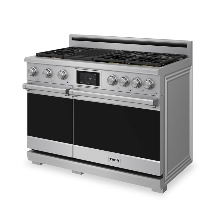 Thor Kitchen 7.6 Cu. Ft. X Series Professional Freestanding Dual Fuel Range – Stainless Steel - XRD48E
