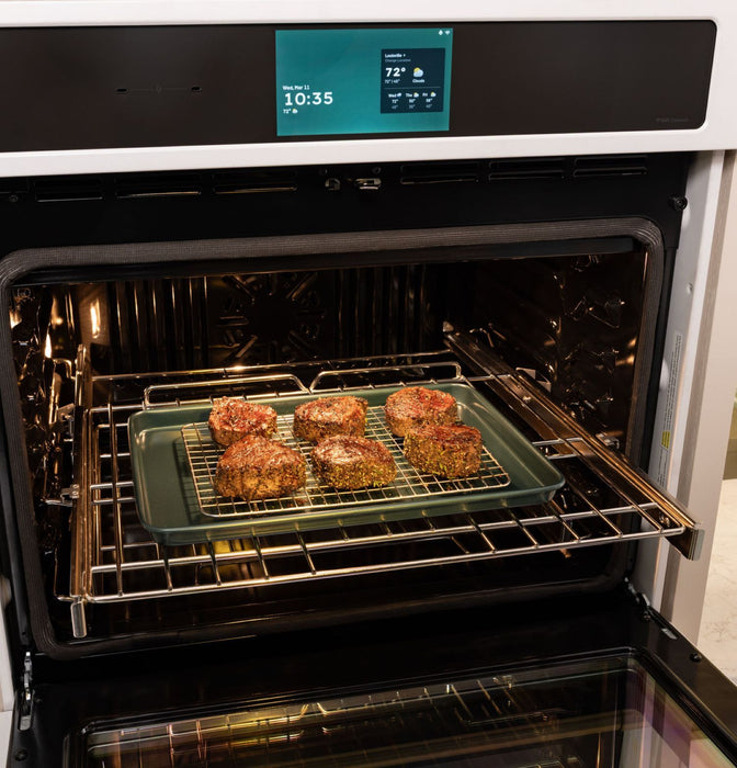 CAFÉ Professional Series 30\" Smart Built-In Convection Double Wall Oven – Matte White - CTD90DP4ZW2