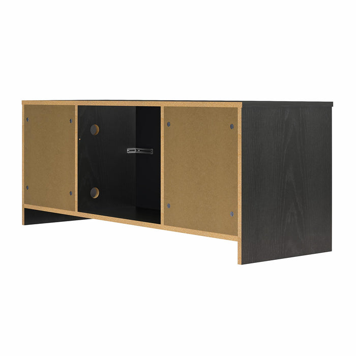 Ameriwood Home Mainstays Electric Fireplace TV Stand for TVs up to 55\" - Black Oak