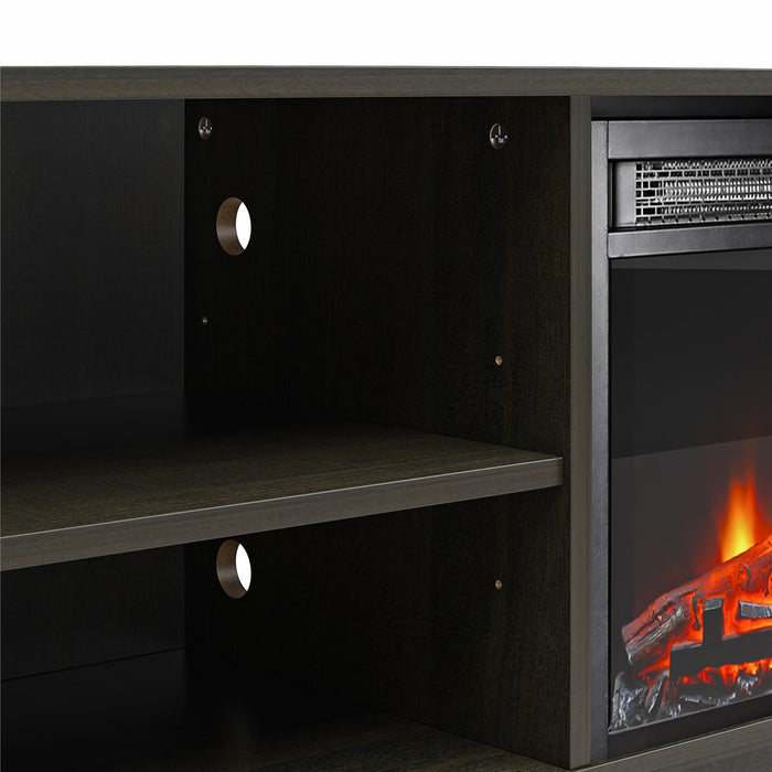 Ameriwood Home Mainstays Electric Fireplace TV Stand for TVs up to 55\" - Espresso