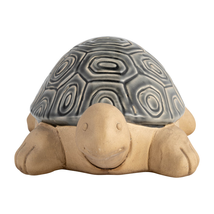 Ceramic 13\" Tortoise - Grey