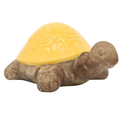 Ceramic 13" Tortoise - Yellow|Tortue de 13 po en céramique - jaune