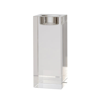 Glass 6" Candle Holder|Bougeoir de 6 po en verre