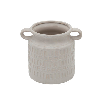 Ceramic 7" Jar - White|Jarre de 7 po en céramique - blanche