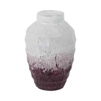 Blush Pink 12" Glass Vase|Vase en verre rose tendre de 12 po|15938BVS