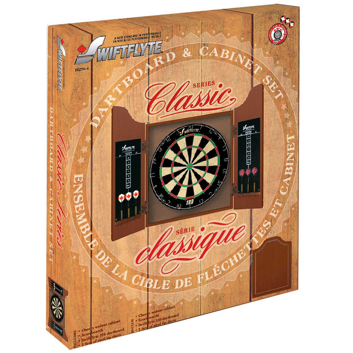 Swiftflyte™ Classic Series Cabinet Dartboard Set