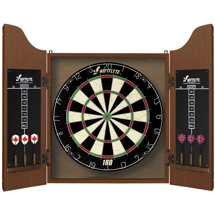 Swiftflyte™ Classic Series Cabinet Dartboard Set