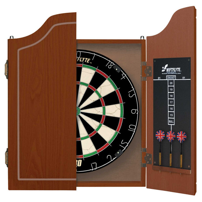 Swiftflyte™ Classic Series Cabinet Dartboard Set