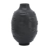 Ceramic 10\" Lips Vase - Black