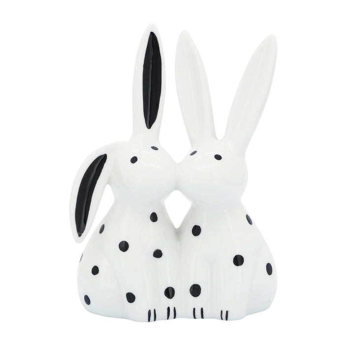 Porcelain 7\" Kissing Bunnies