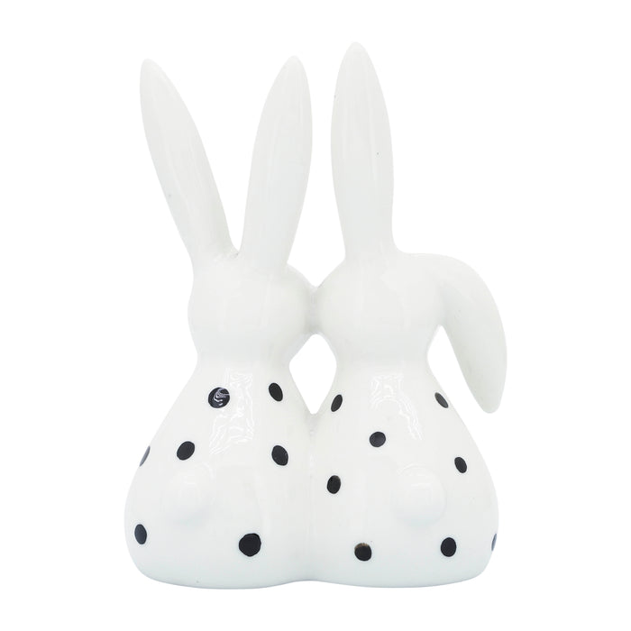 Porcelain 7\" Kissing Bunnies