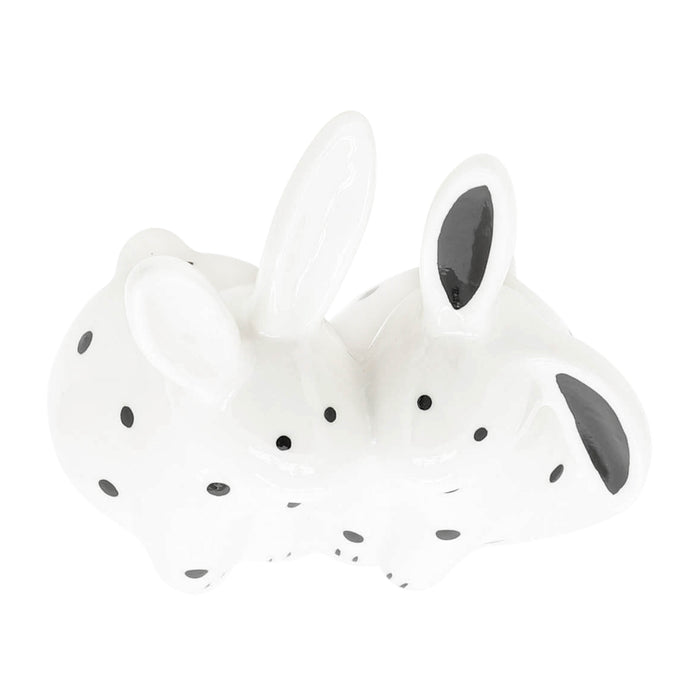 Porcelain 7\" Kissing Bunnies