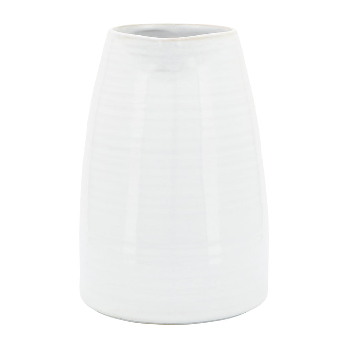Ceramic 8\" Pitcher - White