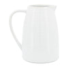 Ceramic 8\" Pitcher - White