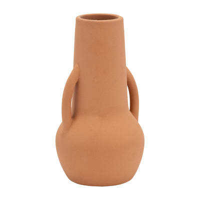 Ceramic 8" Vase with Handles - Terracotta|Vase de 8 po en céramique avec poignées - terracotta